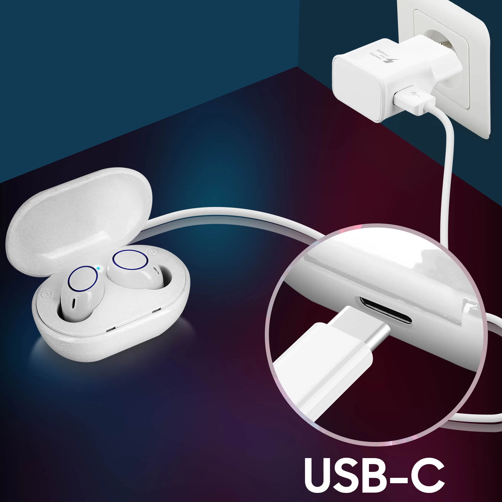 Écouteurs Sans Fil Bluetooth A2-TWS Avec Boitier De Charge, Intra-auriculaires - Blanc 11 Écouteurs Sans Fil Bluetooth A2-TWS Avec Boitier De Charge, Intra-auriculaires - Blanc – Image 9