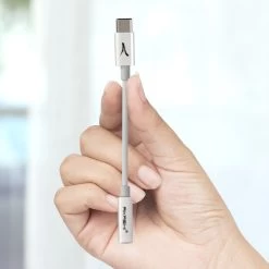 Adaptateur Audio Akashi USB-C Vers Jack 3,5 Prise En Charge Son Et Micro - Blanc -Musique recherchée. ada aka c2j 6