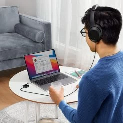 Adaptateur USB-C Vers Dual USB-C Femelle Charge Rapide 60W + Audio, Belkin - Noir 17 Adaptateur USB-C Vers Dual USB-C Femelle Charge Rapide 60W + Audio, Belkin - Noir -Musique recherchée. ada blk u081 6