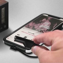 Adaptateur Audio Et Charge Coudé IPhone Lightning Vers Jack 3.5mm Et Lightning, HL-092 - Noir -Musique recherchée. ada hl092 bk 3 3