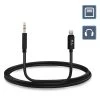 Câble Audio IPhone Lightning Vers Jack 3.5mm 1m, HL-098 - Noir -Musique recherchée. ada hl098 bk r 2