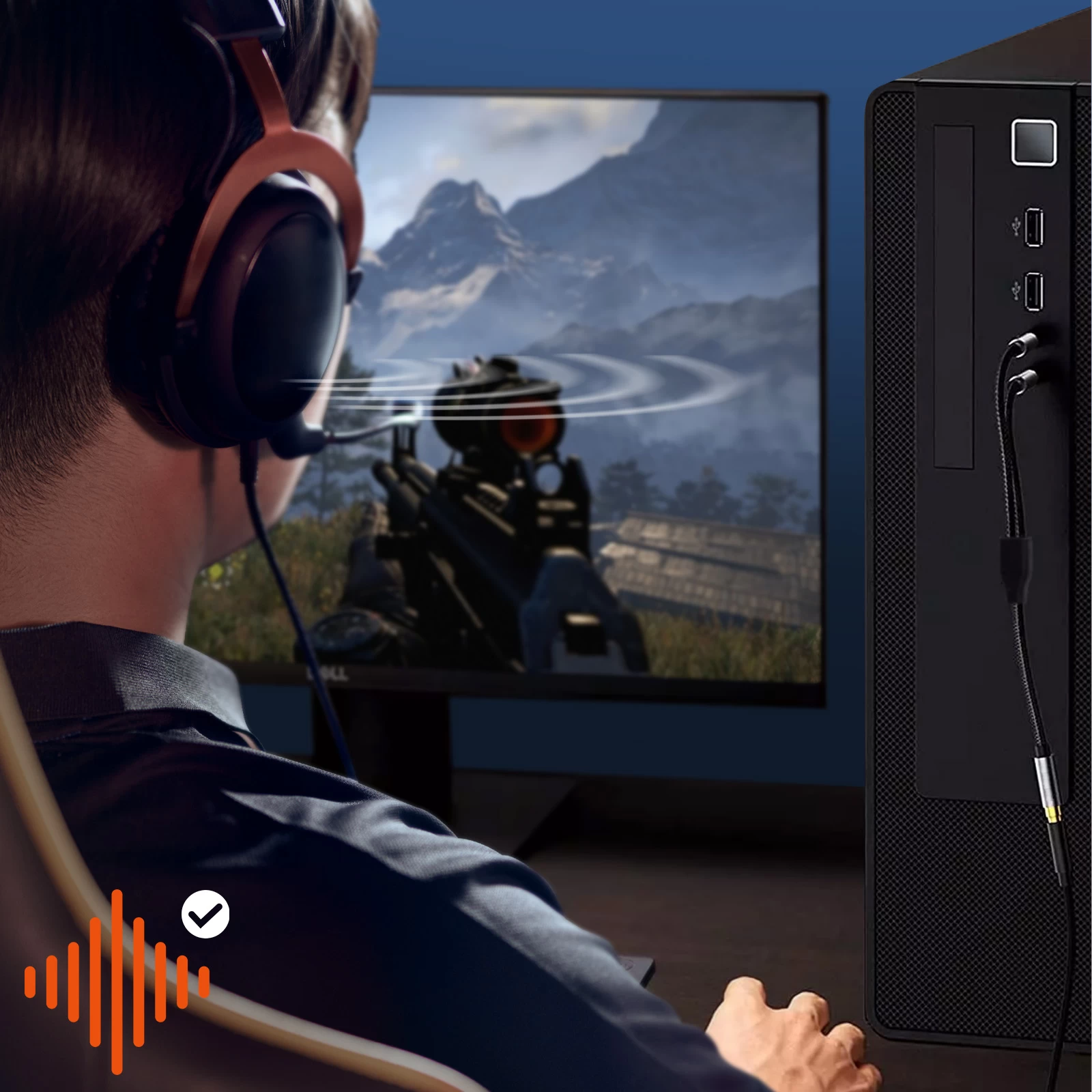 Adaptateur Audio Jack 3.5mm Femelle Vers 2x Jack 3.5mm Mâle, LinQ 7 Adaptateur Audio Jack 3.5mm Femelle Vers 2x Jack 3.5mm Mâle, LinQ – Image 5