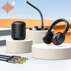 Adaptateur Audio Jack 3.5mm Femelle Vers 3x Jack 3.5mm Mâle, LinQ 13 Adaptateur Audio Jack 3.5mm Femelle Vers 3x Jack 3.5mm Mâle, LinQ -Musique recherchée. ada linq 1fv3m 5