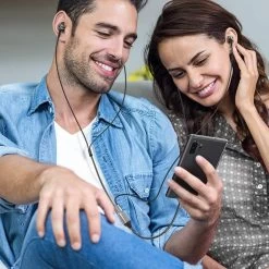 Adaptateur Audio USB-C Mâle Vers Double Jack 3.5mm Femelle Pour Casques - LinQ 16 Adaptateur Audio USB-C Mâle Vers Double Jack 3.5mm Femelle Pour Casques - LinQ -Musique recherchée. ada linq 3535 5