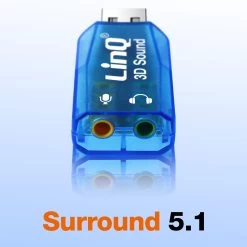 Carte Son Externe USB Vers 2x Jack 3.5mm, Audio + Microphone, LinQ Bleu 15 Carte Son Externe USB Vers 2x Jack 3.5mm, Audio + Microphone, LinQ Bleu -Musique recherchée. ada linq its51 bl 5