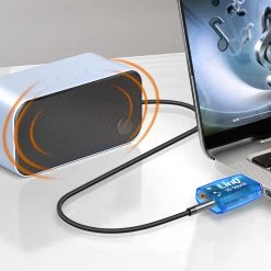 Carte Son Externe USB Vers 2x Jack 3.5mm, Audio + Microphone, LinQ Bleu 17 Carte Son Externe USB Vers 2x Jack 3.5mm, Audio + Microphone, LinQ Bleu -Musique recherchée. ada linq its51 bl 7