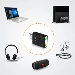 Carte Son USB Externe PC, Macbook - Adaptateur Double Jack Surround 7.1 (Enceinte, Micro, Casque) 19 Carte Son USB Externe PC, Macbook - Adaptateur Double Jack Surround 7.1 (Enceinte, Micro, Casque) -Musique recherchée. ada linq u3059 9