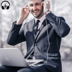 Adaptateur Audio USB-C Vers Jack 3,5mm, Musiques & Appels - Blanc -Musique recherchée. adajack 4apl usbc 5