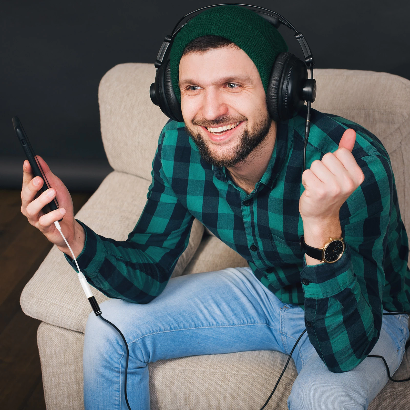 Adaptateur Audio IPhone Lightning Mâle Vers Jack 3.5mm Femelle Blanc 8 Adaptateur Audio IPhone Lightning Mâle Vers Jack 3.5mm Femelle Blanc – Image 6