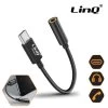 Adaptateur Audio USB Type C Vers Jack 3.5 Femelle LinQ - Noir 1 Adaptateur Audio USB Type C Vers Jack 3.5 Femelle LinQ - Noir -Musique recherchée. adajack linq 3512 r