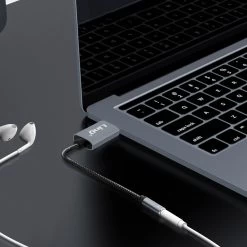 Câble / Adaptateur Audio USB Vers Jack 3.5mm Femelle Nylon Tressé, LinQ - Gris 17 Câble / Adaptateur Audio USB Vers Jack 3.5mm Femelle Nylon Tressé, LinQ - Gris -Musique recherchée. adajack linq u3530 4