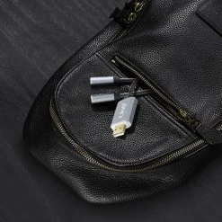 Adaptateur Splitter Audio USB Vers 2x Jack 3.5 Femelles (Son + Micro), Nylon Tressé, LinQ - Gris -Musique recherchée. adajack linq u3532 10