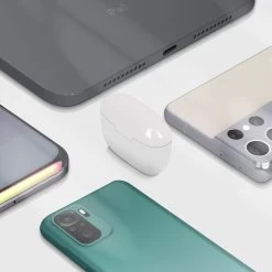 Écouteurs Intra-auriculaires Sans Fil Bluetooth Avec Micro Et Boîtier De Recharge By Akashi - Blanc -Musique recherchée. akapod 10 v2