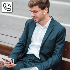 Ecouteurs Sans Fil Bluetooth 5.0, 24h D'autonomie Appels & Musique, Akashi Earbuds- Blanc -Musique recherchée. akapod v2 4