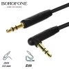 Câble Audio Coudé Jack 3.5mm - Borofone Modèle BL4 - 2 Mètre