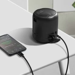 Câble Audio USB-C Vers Jack 3,5mm Haute Qualité 90cm, Belkin - Noir -Musique recherchée. aux blk 09m j2c 5