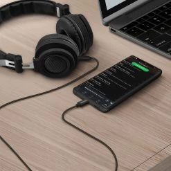 Câble USB C Vers Jack 3.5mm, Audio Auxillaire, 1m, IHower - Noir -Musique recherchée. aux h882 2