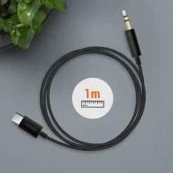 Câble USB C Vers Jack 3.5mm, Audio Auxillaire, 1m, IHower - Noir -Musique recherchée. aux h882 7