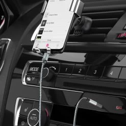 Câble Audio USB-C Vers Jack 3.5mm 4 Broches Mâle Nylon Tressé 1.5m, LinQ - Noir -Musique recherchée. aux linq a3518 7