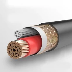 Câble Audio USB Mâle Vers Jack 6.35mm Mâle Nylon Tressé 3m, LinQ - Gris -Musique recherchée. aux linq kl6308u 8 2