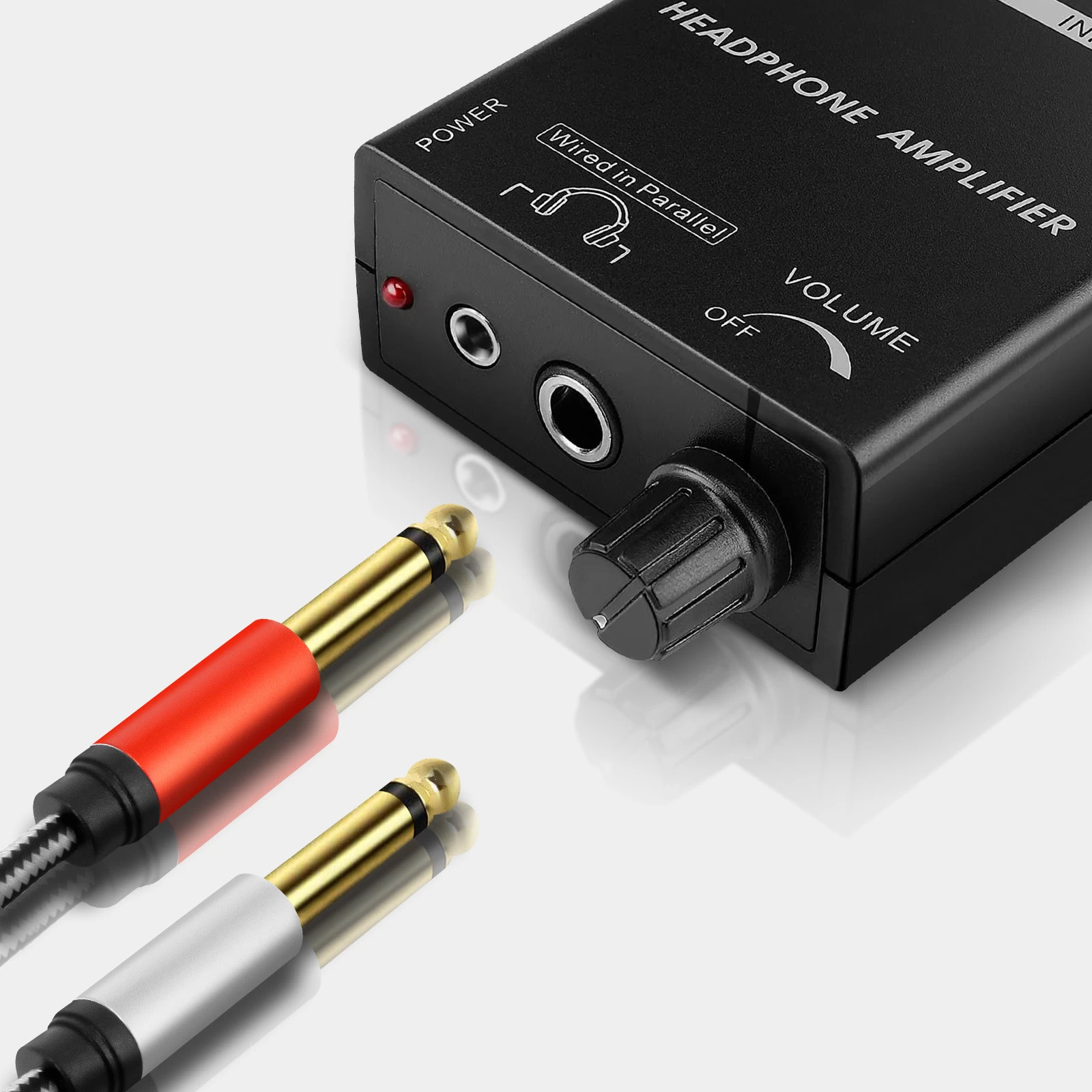 Câble Audio / Splitter USB-C Vers 2x Jack 6.35mm Mâle Nylon Tressé 1.5m, LinQ - Gris 8 Câble Audio / Splitter USB-C Vers 2x Jack 6.35mm Mâle Nylon Tressé 1.5m, LinQ - Gris – Image 6