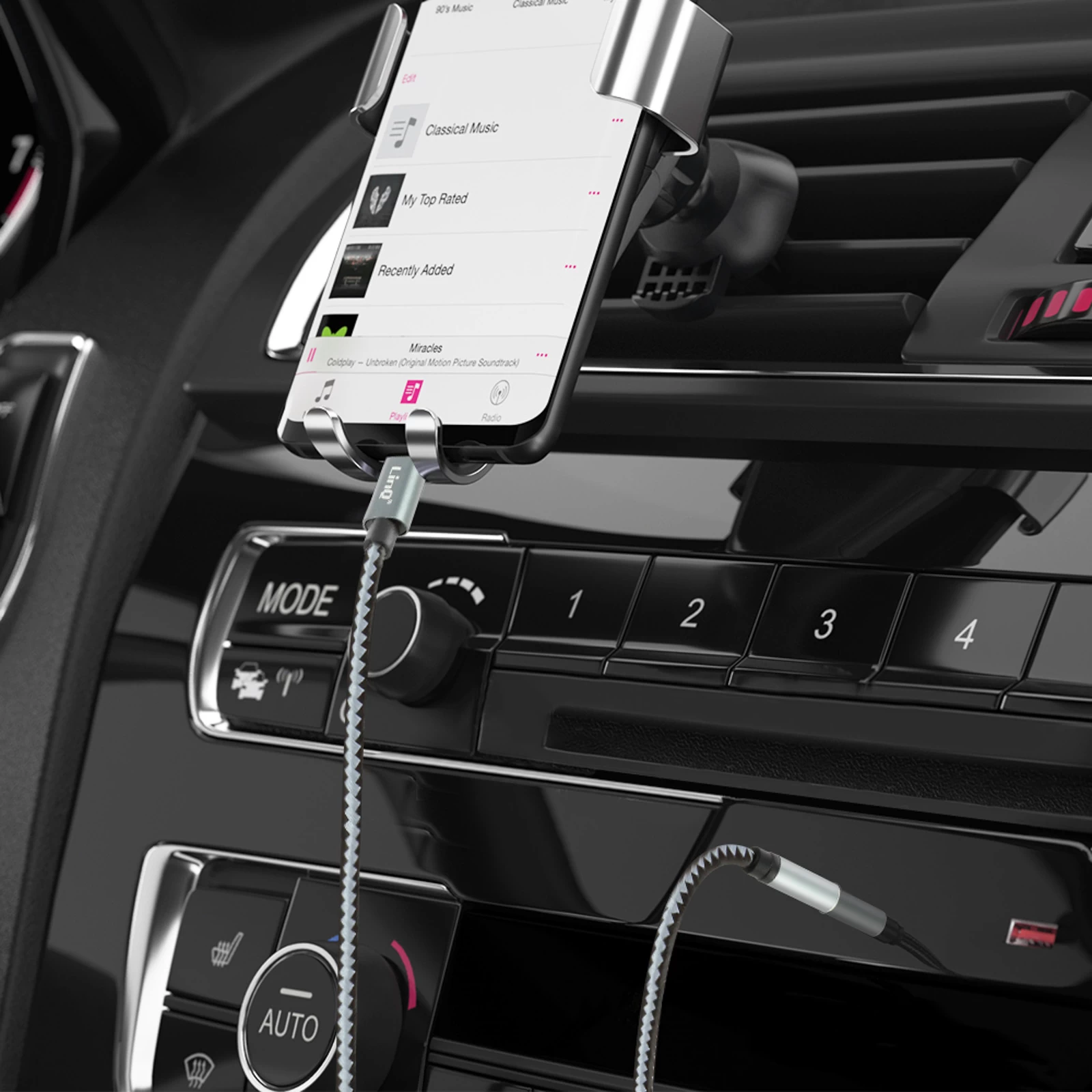 Câble Audio USB-C Vers Jack 3.5mm Mâle Nylon Tressé 1.5m, LinQ - Gris 9 Câble Audio USB-C Vers Jack 3.5mm Mâle Nylon Tressé 1.5m, LinQ - Gris – Image 7