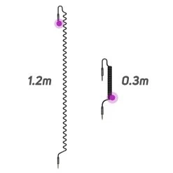 Câble Torsadé Audio Auxiliaire Jack 3.5 Mm Mâle-Mâle, 1,2 Mètres USAMS - Noir -Musique recherchée. aux usams bk 6