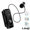 Oreillette Bluetooth Design Micro-Cravate, Autonomie 20 Heures Et Connexion Multipoint, LinQ R8388 - Noir -Musique recherchée. bt linq bk 838 r 2