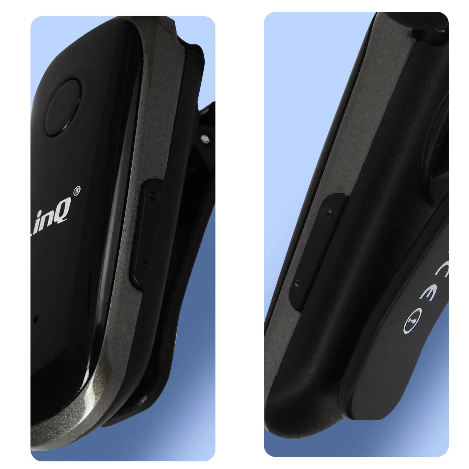 Oreillette Bluetooth Fonction Vibreur Et Annonce Vocale Avec Câble Rétractable, LinQ R839 - Noir 11 Oreillette Bluetooth Fonction Vibreur Et Annonce Vocale Avec Câble Rétractable, LinQ R839 - Noir – Image 9