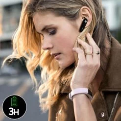 Oreillette Bluetooth LinQ R556, Intra-auriculaire - Noir -Musique recherchée. bt linq bk r556 4