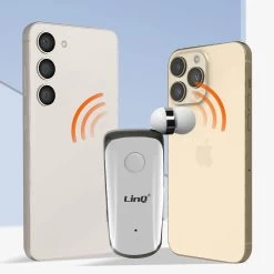 Oreillette Bluetooth Fonction Vibreur Et Annonce Vocale Avec Câble Rétractable, LinQ R839 - Blanc 19 Oreillette Bluetooth Fonction Vibreur Et Annonce Vocale Avec Câble Rétractable, LinQ R839 - Blanc -Musique recherchée. bt linq wh 839 8