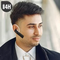 Mono Oreillette Bluetooth Sans-fil Connexion Multipoint, Kit Mains Libres, Swissten - Noir -Musique recherchée. bt swiss bk ul9 4