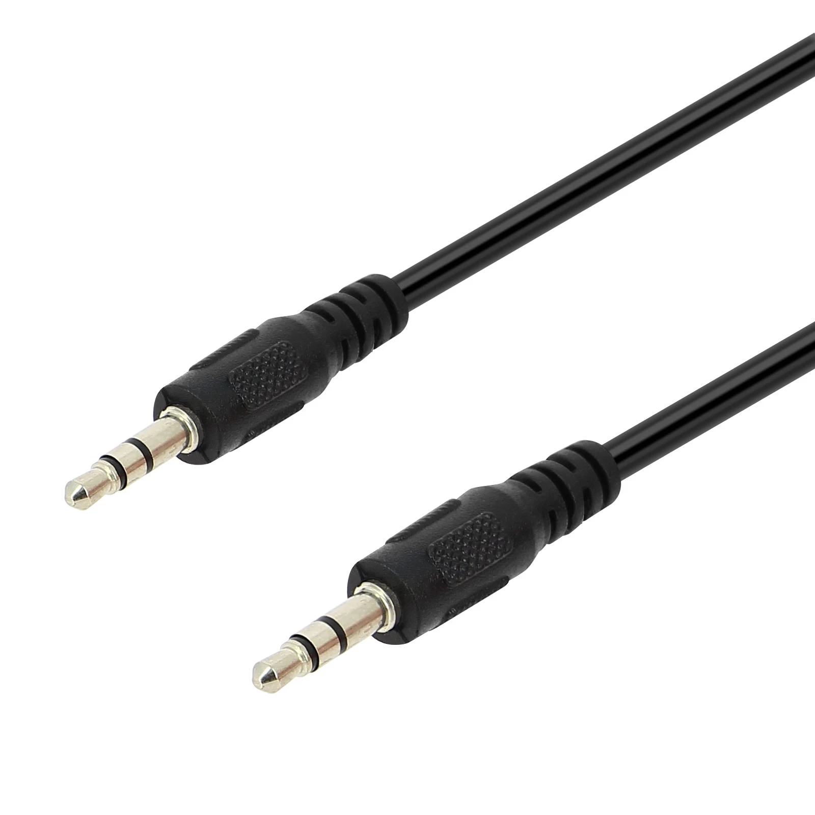 Câble Audio Auxiliaire Jack 3,5mm Mâle/Mâle, 1,5m De Longueur, LinQ- Noir 4 Câble Audio Auxiliaire Jack 3,5mm Mâle/Mâle, 1,5m De Longueur, LinQ- Noir – Image 2