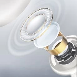 Écouteurs Sans Fil Bluetooth Intra-auriculaires, DT-2 - Rose -Musique recherchée. dt2 pk dv2 3