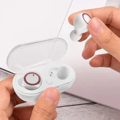 Écouteurs Sans Fil Bluetooth Intra-auriculaires, DT-2 - Rose -Musique recherchée. dt2 pk dv2 8