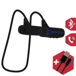Écouteurs Sport Bluetooth Sans Fil F1, Oreille Ouverte - Noir