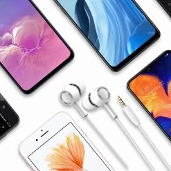 Écouteurs Stéréo Intra-auriculaires - Blanc -Musique recherchée. head intra white dv3 4