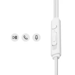 Écouteurs Stéréo Intra-auriculaires - Blanc -Musique recherchée. head intra white dv3 7