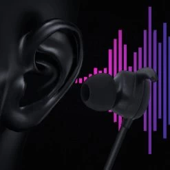 Écouteurs Sport Filaires Jack 3.5 Mm, Kit Piéton Mains Libres, Setty - Noir -Musique recherchée. hf 35 setty bk 8