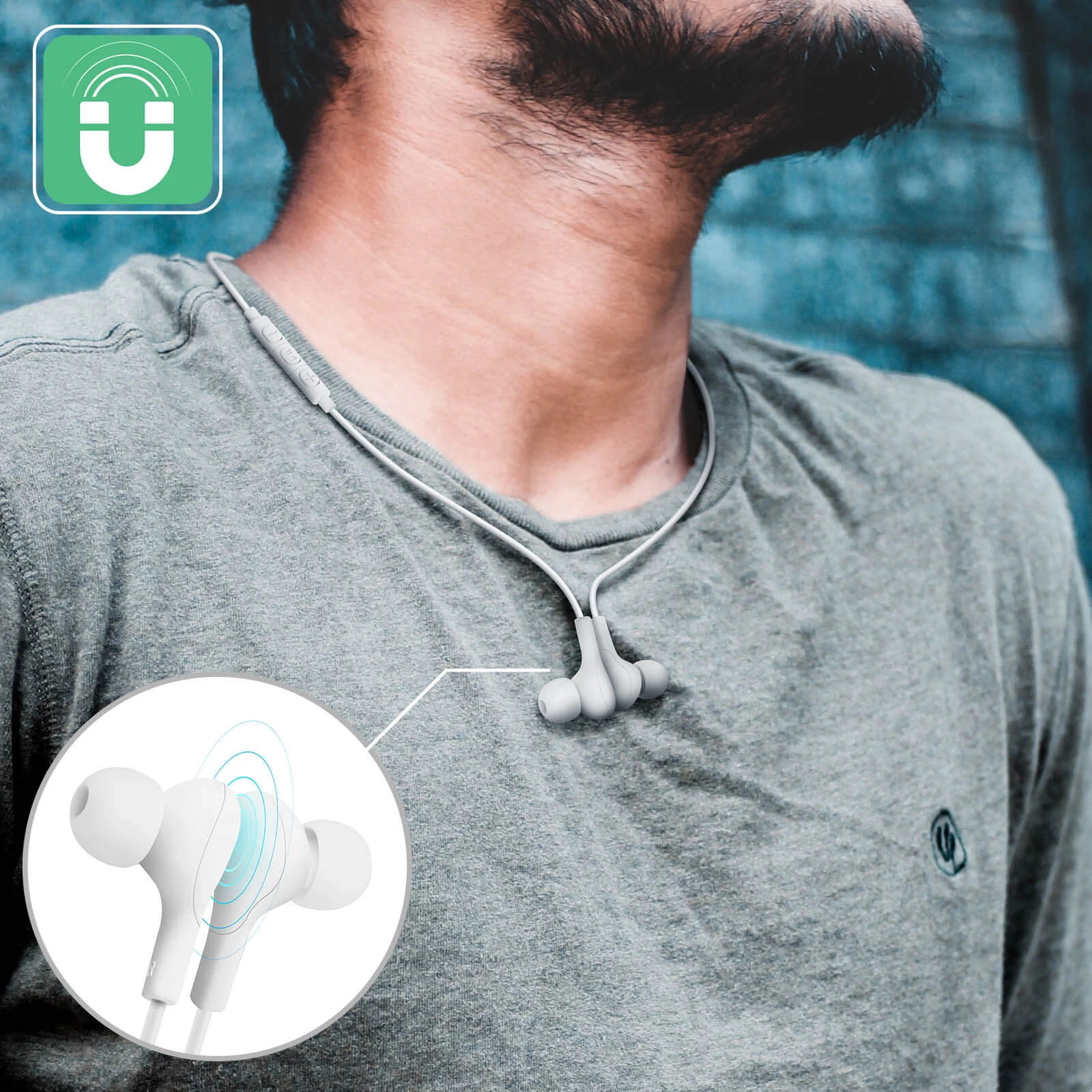 Écouteurs 4Smarts Kit Mains Libres Intra-auriculaires, Prise USB-C - Blanc 7 Écouteurs 4Smarts Kit Mains Libres Intra-auriculaires, Prise USB-C - Blanc – Image 5