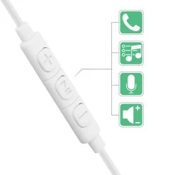 Écouteurs 4Smarts Kit Mains Libres Intra-auriculaires, Prise USB-C - Blanc 17 Écouteurs 4Smarts Kit Mains Libres Intra-auriculaires, Prise USB-C - Blanc -Musique recherchée. hf 4sma usbc 8