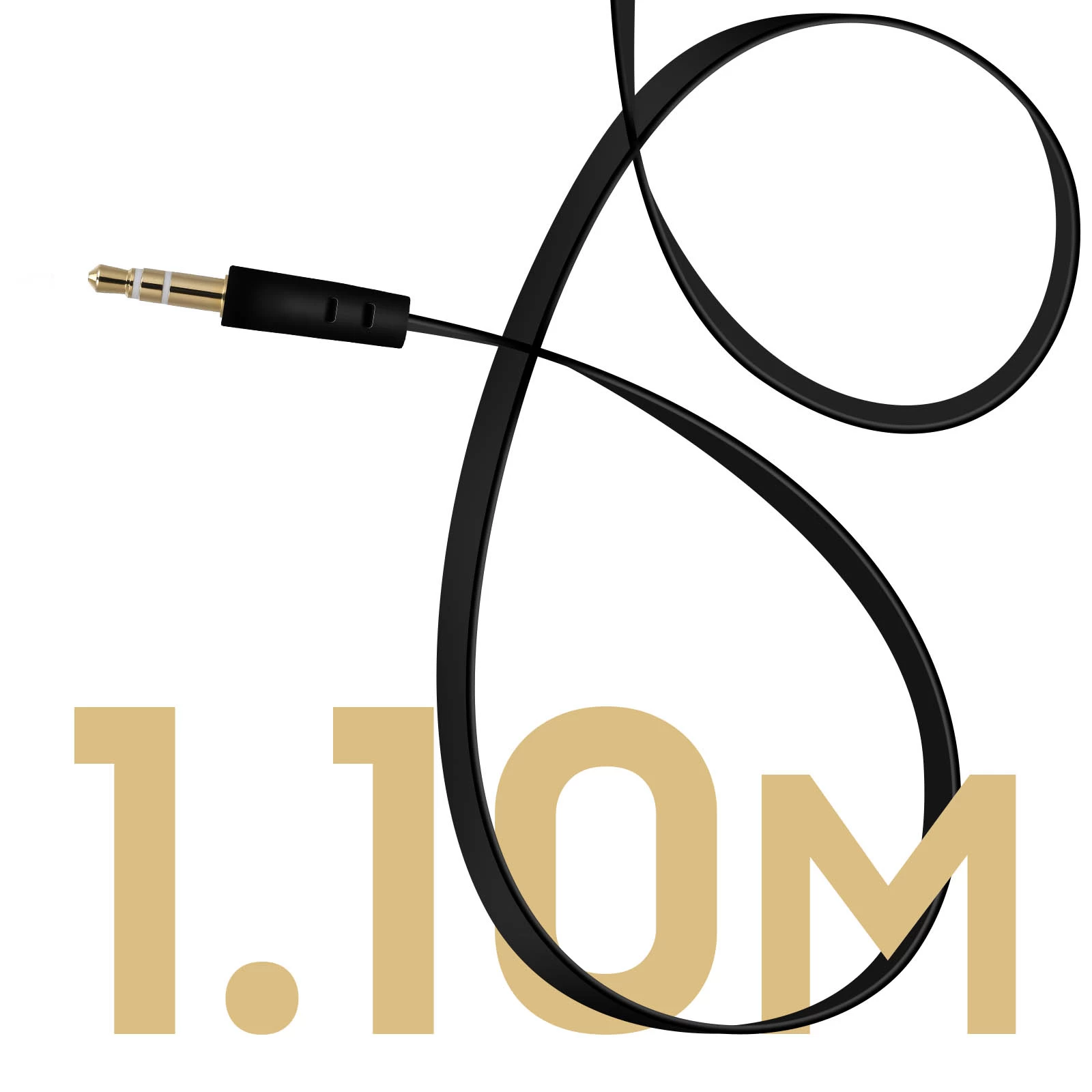 Écouteurs Stéréo Intra-auriculaires, Ultra-légers By Akashi - Noir 9 Écouteurs Stéréo Intra-auriculaires, Ultra-légers By Akashi - Noir – Image 7