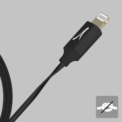 Écouteurs Filaires Lightning, Kit Piéton Magnétique Avec Micro & Boutons Multifonctions, Akashi - Noir -Musique recherchée. hf aka bk ip5 10