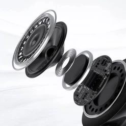 Écouteurs Bluetooth Intra-auriculaires Stéréo HD Audio, Akashi - Noir -Musique recherchée. hf aka bt bk dv2 7