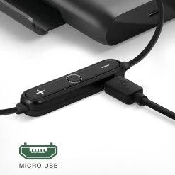 Écouteurs Bluetooth Intra-auriculaires Stéréo HD Audio, Akashi - Noir -Musique recherchée. hf aka bt bk dv2 9