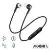 Écouteurs Bluetooth Intra-auriculaires Stéréo HD Audio, Akashi - Noir -Musique recherchée. hf aka bt bk dv2 r