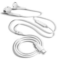 Écouteurs IPhone 15 EarPods Officiel Apple USB-C, Kit Mains Libres - Blanc -Musique recherchée. hf apl usbc 7