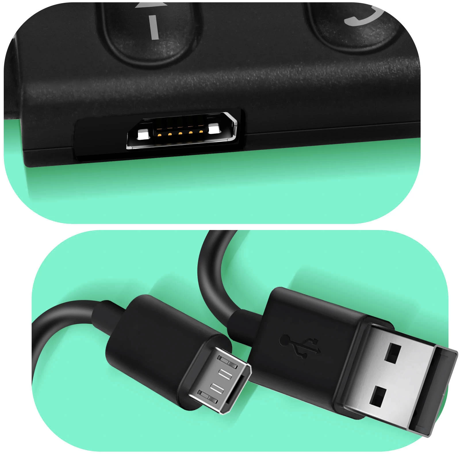 Écouteurs Bluetooth Stéréo Avec Télécommande, Anti Noeuds - Noir / Rose Gold 8 Écouteurs Bluetooth Stéréo Avec Télécommande, Anti Noeuds - Noir / Rose Gold – Image 6