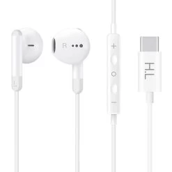 Écouteurs Intra-auriculaires Kit Piéton USB Type C - Blanc