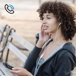 Écouteurs Filaire Intra-auriculaire Jack 3.5mm Blanc Avec Micro - Fairplay -Musique recherchée. hf fpy onyx wh 35 8